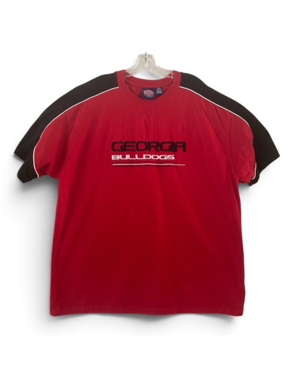 Varsity Classics Univ Of Georgia Bulldogs Short Sleeve TShirt XXL Red & Blk 90's